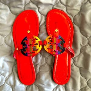 Rare Tory Burch Miller Rainbow Sandals